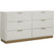 Jenkins High Gloss Cream Dresser